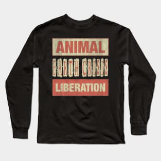 Animal Earth Crisis Liberation Animal Rights Long Sleeve T-Shirt